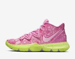 Lajethro jenkins and zach schwartz got an early look at the new kyrie irving v spongebob collab shoes from nike. Nike Kyrie Irving 5 Patrick Lotus Pink Green Spongebob Squarepant Men Kid Size Ebay