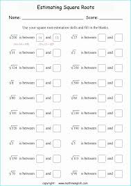 Pin By Katelyn Anderson On Teacher Teacher In 2020 Estimating Square Roots Square Roots Math Worksheet
