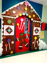 Gingerbread House Classroom Door Christmas Door Decorating Contest Door Decorations Classroom House Door Decorations