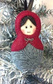 Cute pink babushka decorated sugar cookies i made for a project i was working on, and now i'm going to share with you all how i made them. Felt Russian Doll Ornament Hand Embroidered Maroon Light Gray Etsy Felt Crafts Felt Ornaments Felt Gifts