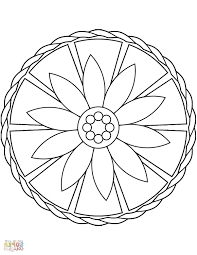 Simple Mandala Coloring Pages Wallpaper Iphone
