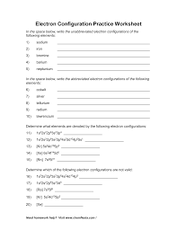 With the worksheet, students may realize the niche subject all together more easily. Electron Configuration Practice Worksheet