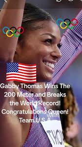 Gabby Thomas Anna Hall