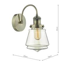 Shop wayfair for the best champagne brass light fixture. Curtis Wall Light Antique Brass Champagne Glass