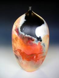 Dan Isher Pit Fire Gallery Pottery Painting Designs Raku Pottery Ceramic Sculpture