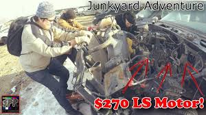 Tearing Up Car Graveyard For Cheap Ls Swap Parts Junkyard Adventure Meme Edition Youtube
