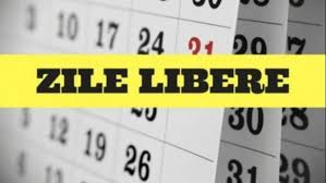 Calendarul Zilelor Libere Din 2021