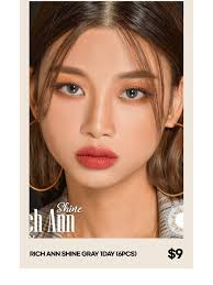 Transform Your Look with Rich Ann Shine Gray Contacts