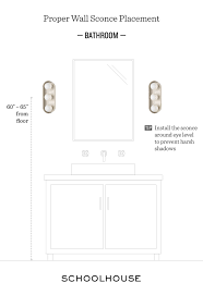 With bathroom sconces becoming more popular from time to time, we think it's about time to shed some light on these beauties. How To Proper Wall Sconce Placement Bathroom Design Layout Room Layout Planner Sconce Placement