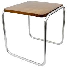 German Bauhaus Tubular Steel Side Table Or Stool 1930s In 2020 Bauhaus Bauhaus Furniture Tubular Steel