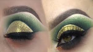 أجمل مكياج عيون ذهبي وأخضر للمناسبات المميزات 2020 Halloween Face Makeup Beauty Youtube
