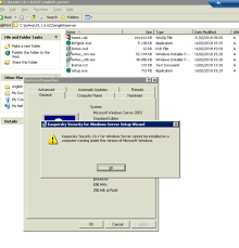 Cant Install Kaspersky On Windows Server 2003 Techpowerup Forums