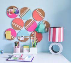 Home Office Oder Jugendzimmer Verschonern Pinnwand Basteln Teenager Zimmer Bastelideen Furs Zimmer Bastelideen