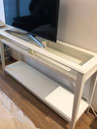 Ikea sells the covers that you can buy again, even in different color if you want to change it up. Ikea Liatorp White Tv Console Table Furniture Others On Carousell