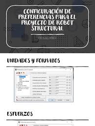 Configuración de Preferencias para El Proyecto de Robot