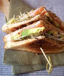 Chic Club Sandwich With Smoked Salmon And Avocado Club Sandwich Recipes Recipes Club Sandwich