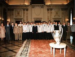 In their previous two appearances in the final, barca had lost to benfica in 1961 and steaua bucharest in 1986. CeauÈ™escu With The 1986 European Champion S Cup Winner Team Steaua Bucharest Qwizzeria