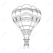 Globo Aerostatico Para Colorear