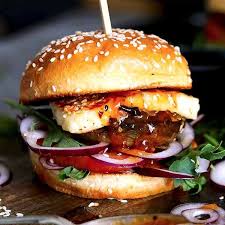 Halloumi Burgers Food Vegitarian Recipes Food Blog