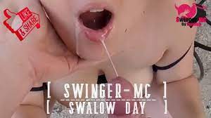 POV bitch takes liters of cum in public! swinger-mc facial cumshot - RedTube