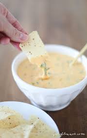 The Best Chili Con Queso Recipe A Chevy S Copycat Cheese Dip Ingredients 8 Oz Velveeta Cubed 1 2 C Heavy Cream 1 8 C Poblano Seed Queso Recipe Recipes Food