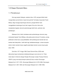 Di dalam dasar ekonomi baru (deb), strategi pembangunan wilayah adalah bertujuan untuk. Dasar Ekonomi Baru