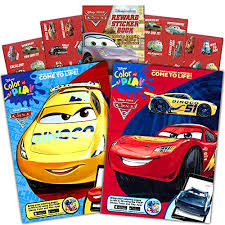 On kids n fun you always find the newest and best coloring. Disney Cars Coloring Book Set 2 Books Featuring Lightning Mcqueen 96 Pages Int Ed Educational Toys Planet