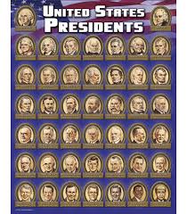 united states presidents chart grade 4 8