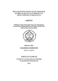 Objektif etika kerja dalam islam. Top Pdf Relasi Etika Kerja Dan Etos Kerja Dalam Islam 123dok Com
