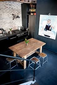 Dans Les Bureaux De My Little Paris Brick Interior Wall Kitchen Interior Modern Kitchen Interiors