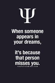 I Dream About That Person I Guess Alternate Nights But Not Miss Him At All I Guess Maybe It S True Psychology Fun Facts Psychology Quotes Psychology Says