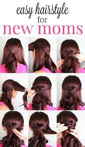 Easy Hairstyle For New Moms Guest Post By Natalia From Ma Nouvelle Mode Still Being Molly Easy Hairstyles Easy Mom Hairstyles Mom Hairstyles