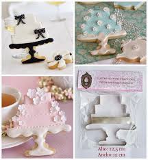 Cake Stand Cookie Cutter By Patricia Arribalzaga Bridal Cookies Wedding Shower Cookies Wedding Cookies