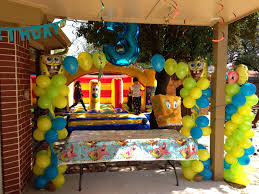 Spongebob Balloon Arch Spongebob Birthday Spongebob Birthday Party Decorations Birthday Party Decorations