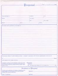 Adams Nc3819 Contractors Proposal Form Construction Bids Proposal Templates Estimate Template