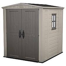 Keter Apex Plastic Garden Shed 6x6 Ft Plastic Storage Sheds Plastic Outdoor Storage Shed Storage