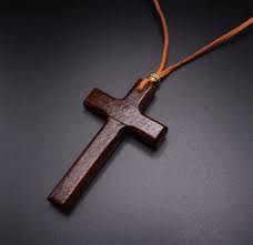 Wooden Cross Necklace