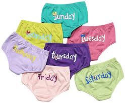 Bestmaple Peuter Meisje Ondergoed Kids Slipje Kleine Baby Slip Dagen Van De Week Onderbroek Maat 2 5 Jaar Pack Van 7 Amazon Nl Kleding Schoenen Sieraden