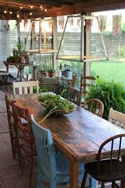 25 Shabby Chic Furniture Design Ideas For Dining Room Furnituredesign Farmhouse Patio Porch Table Outdoor Dining