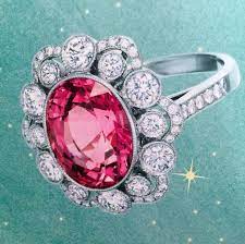 Tiffany Co Pink Spinel Ring With Platinum And Diamonds Jewelry Spinel Ring Pink Spinel