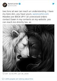 Aaron carter (born aaron charles carter; Artist Calls Out Aaron Carter For Ripping Off His Artwork To Promote Merch And His Reply Is Even Worse Than The Stealing Bored Panda