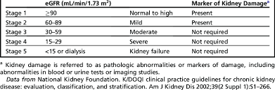 Chronic kidney disease is a worldwide public health problem. Stages Of Ckd In Kdoqi Download Table