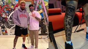 Chris brown's tattoos on his chest, arms, back, neck and legs have grown in number so quickly, that it's getting hard to keep track of them all. Chris Brown Gets A Tattoo For His Son Tattoo Ideas Artists And Models