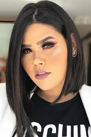 It suits women with an oval or round face shape, says honey lulla, a stylist and. 145 Medium Length Hairstyles Ideal For Thick Hair Lovehairstyles Com
