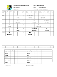 Peperiksaan upkk telah diselaraskan di seluruh malaysia. Jadual Waktu Kelas Kosong