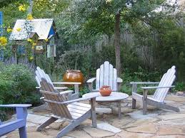 This Is Exactly What I Want A Stone Patio Like This And Four Adirondack Chairs Except Around Our Fire Pit Flagstone Patio Patio Stones Patio