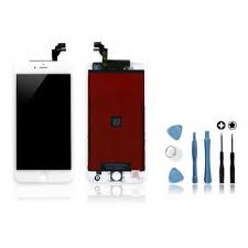 Cet écran de remplacement ne possèdera aucun pixels manquants ou autres défauts. Kit Ecran Original Pour Iphone 6 Plus Blanc Vitre Ecran Lcd Outils