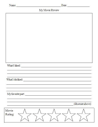 Movie Review Preview2 Jpg 441 573 Book Review Template Homework Worksheets Holiday Homework
