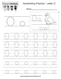Print worksheet # 2 of 6 in pdf with answers on the second page of the pdf. Letter O Writing Practice Worksheet Free Kindergarten English Worksheet For Kids
