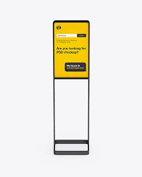 And when your project reaches its final stages, you have to frame it and make sure that it's impeccably set within that frame, both of which can be easily done with this frame mockup from anagram design. Street Stand Mockup Front View In Outdoor Advertising Mockups On Yellow Images Object Mockups Mockup Free Psd Mockup Psd Free Psd Mockups Templates